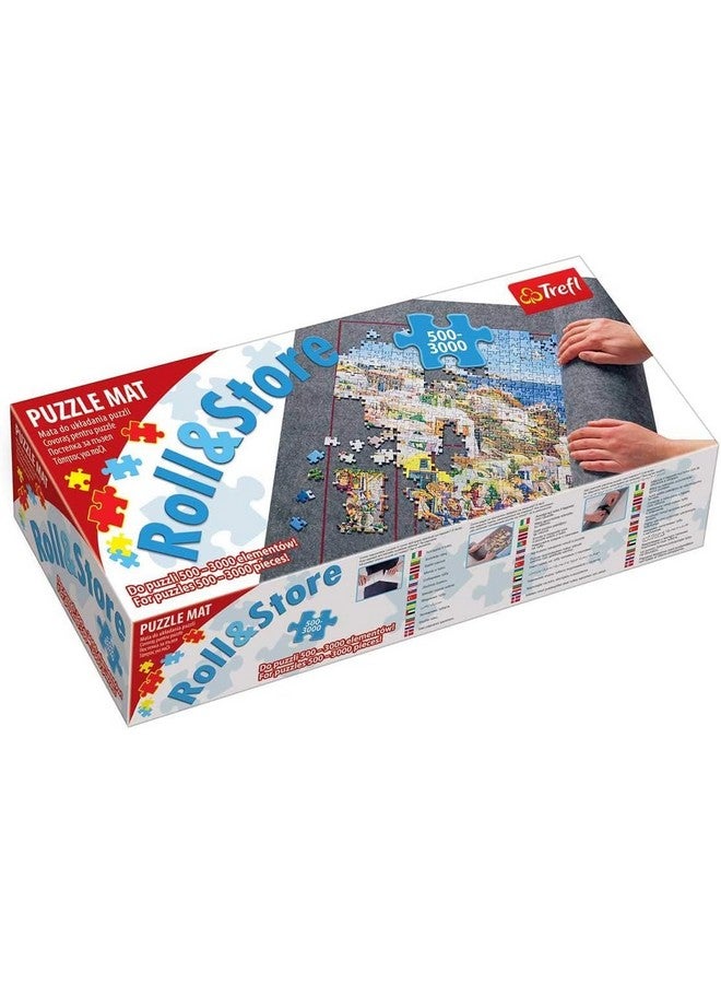 Trefl - Puzzle Mat, 500-3000 Pieces - for Carrying and Storing Puzzles, Mat with Strong Velcro, for Jigsaw up to 45.7 X 31.5 in - Image 1