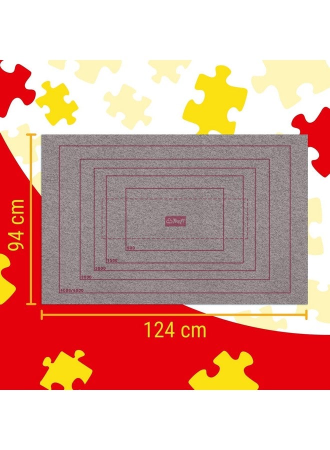 Trefl - Puzzle Mat, 500-3000 Pieces - for Carrying and Storing Puzzles, Mat with Strong Velcro, for Jigsaw up to 45.7 X 31.5 in - Image 2