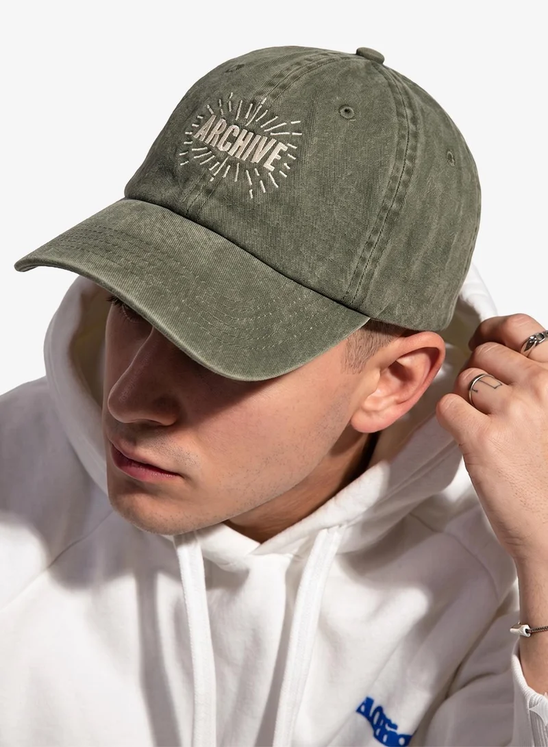 JACK & JONES Grape Leaf Graphic Curve Peak Cap  | Best Price UAE