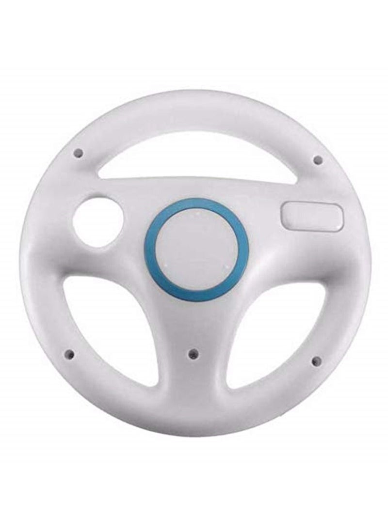 Generic - Plastic Steering Wheel for Nintendo for Wii Mario Kart Racing Games Remote Controller Console - Image 1