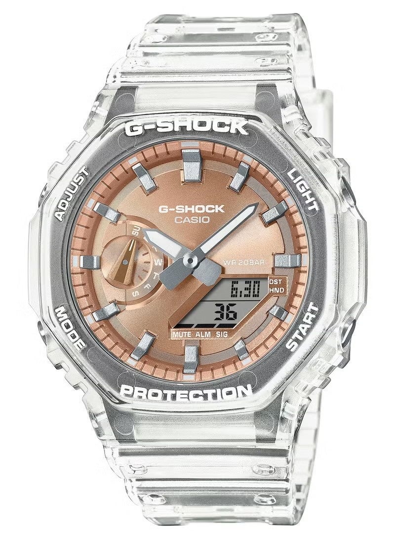 G-SHOCK ساعة جي شوك الكلاسيكية التناظرية الرقمية للرجال GA-2100BM-7A5DR - Image 1