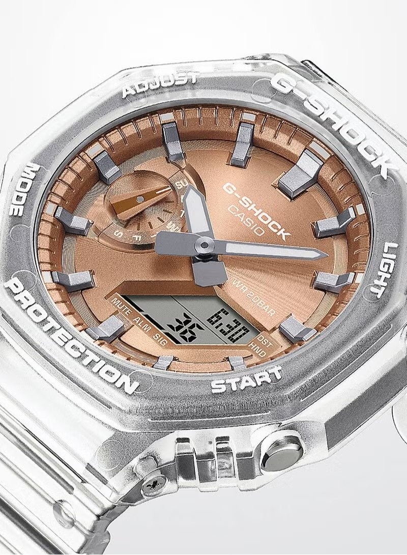 G-SHOCK ساعة جي شوك الكلاسيكية التناظرية الرقمية للرجال GA-2100BM-7A5DR - Image 3