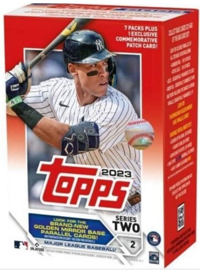 Topps 2023 Series 2 Baseball Value Box - 98 Ungraded Cards - Blue, 6x4 Inches - MLB, Baseball Card - Image 2