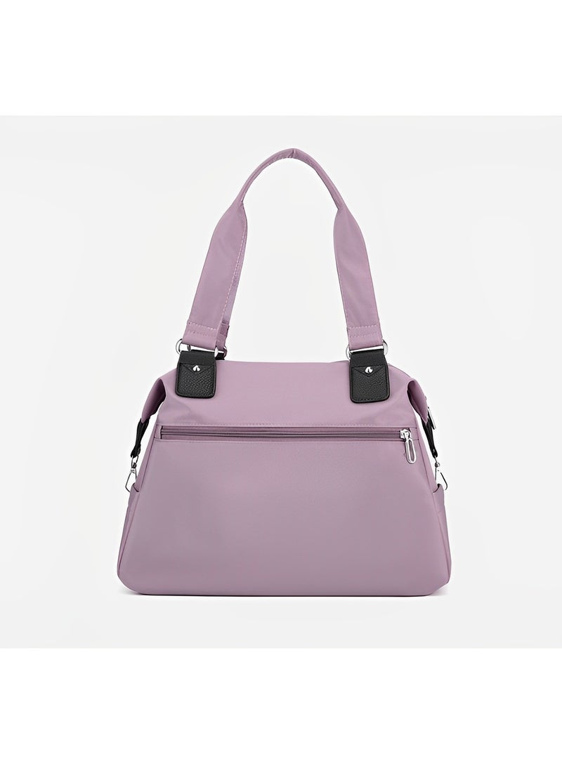 REOCLE Canvas Tote Bag Waterproof Nylon Multi Pocket Shoulder Bags Laptop Work Bag Purse and Handbags for Women & Men  - Image 5