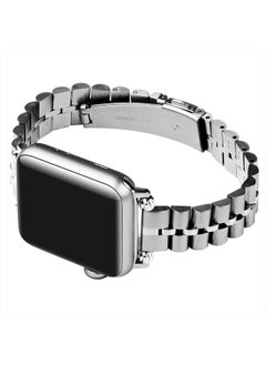VIKOROS Metal Bracelet Compatible with Apple Watch Band 38mm 40mm 41mm 44mm 42mm 45mm 49mm iWatch Series 8 7 6 5 4 3 SE Ultra for Women Men, Designer Dressy Charms Classy Chain Straps Stainless Steel  - Image 3