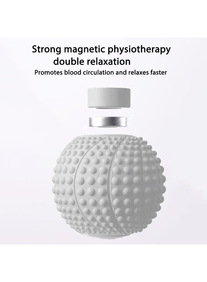 Loucky 6.5cm Massage Balls for Myofascial Release & Trigger Point Therapy, Lacrosse Massage Balls with 3D Massage Points & Magnetic Therapy – Suitable for Back, Neck, Shoulders, etc. (1 Pack, Gray) - Image 4