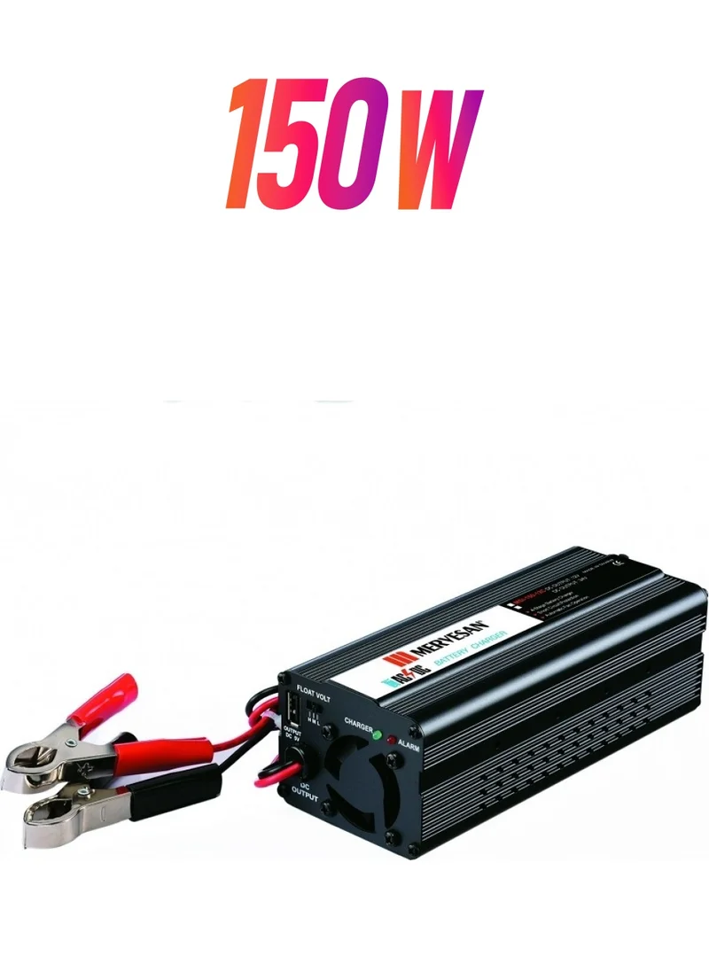 Mervesan MT-150-12C 150W 13.8-14.2V 10A Battery Charger