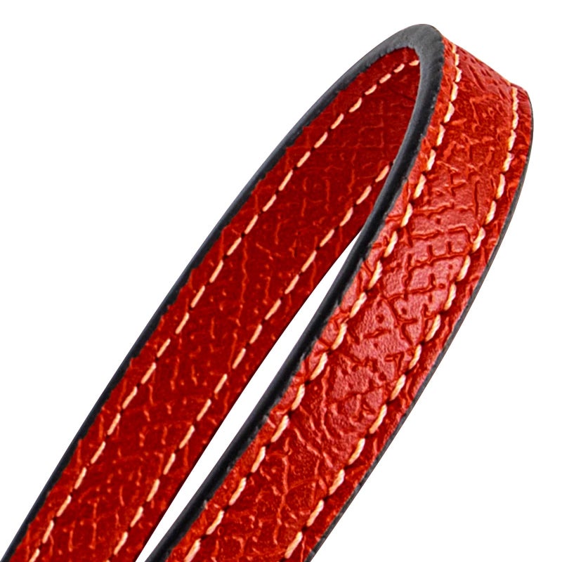 Adjustable leather shoulder strap for women's handbags/Bright red - Image 4