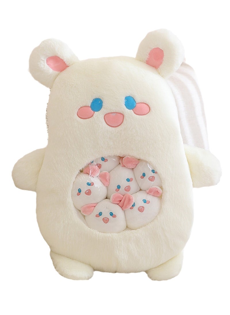 Creative round toys cute cartoon dolls a big bag of creative plush toys  - Image 1