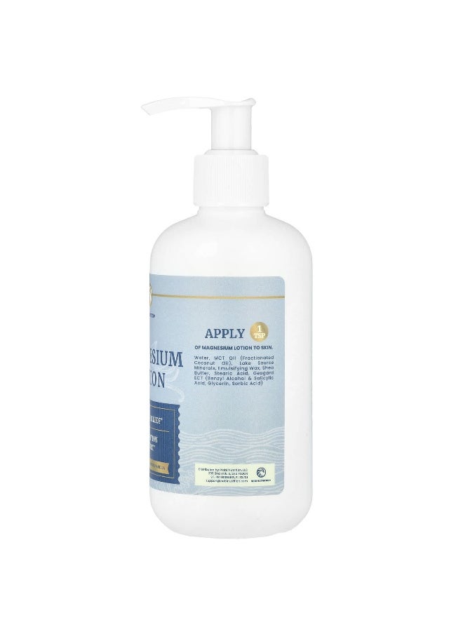 Nobi Nutrition - Nobi Nutrition, Magnesium Lotion, Soothing Vanilla, 8 oz - Image 1