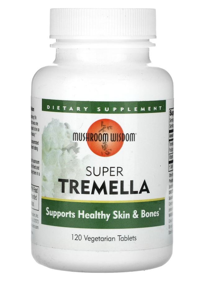 Mushroom Wisdom Super Tremella 120 Vegetarian Tablets 