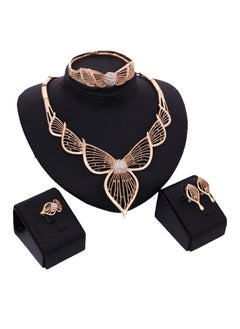 4-Piece Necklace Earring Jewelry Set
