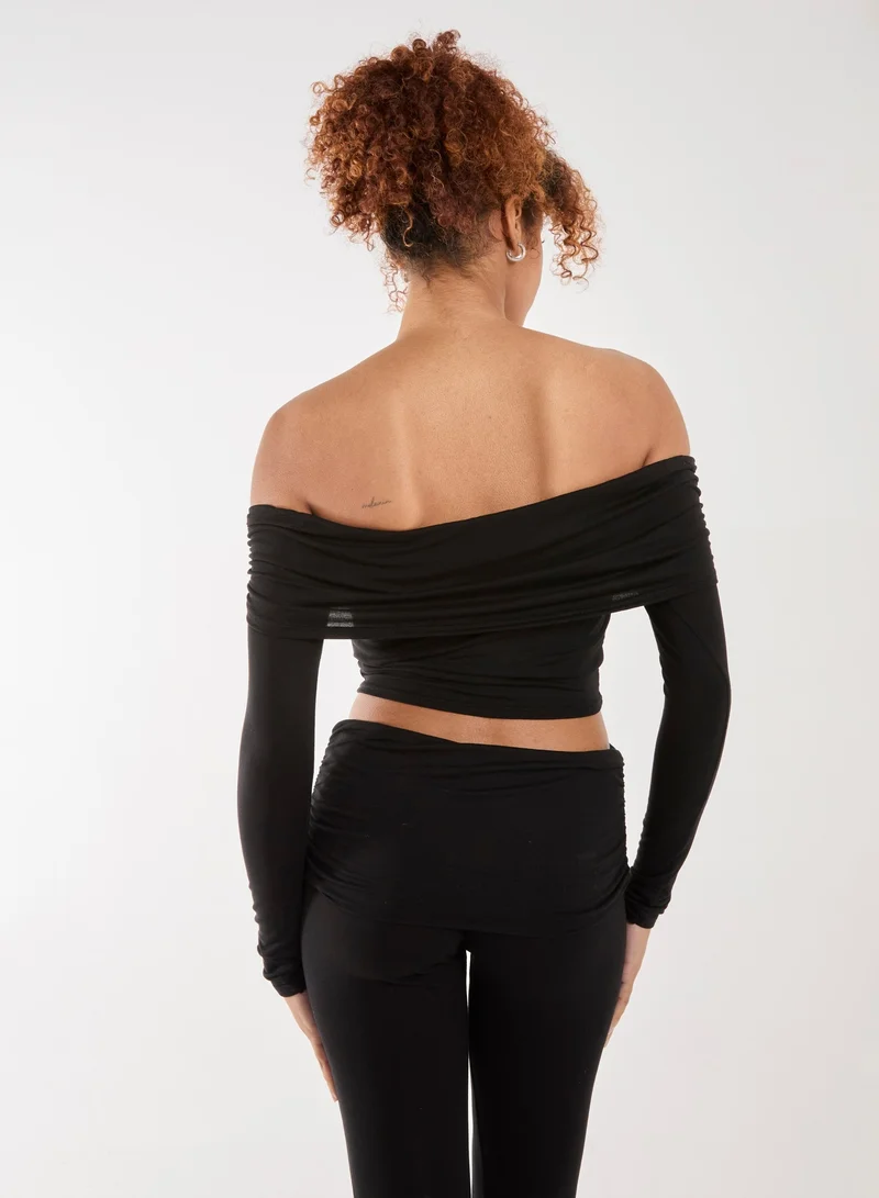 Pink Vanilla Off the Shoulder Lounge Top