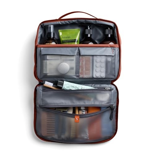 Bellroy Hanging Toiletry Kit Plus (8 Liter Travel Hanging Toiletry Bag) - Clay - Image 4