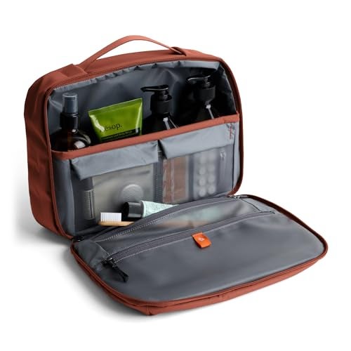 Bellroy Hanging Toiletry Kit Plus (8 Liter Travel Hanging Toiletry Bag) - Clay - Image 2
