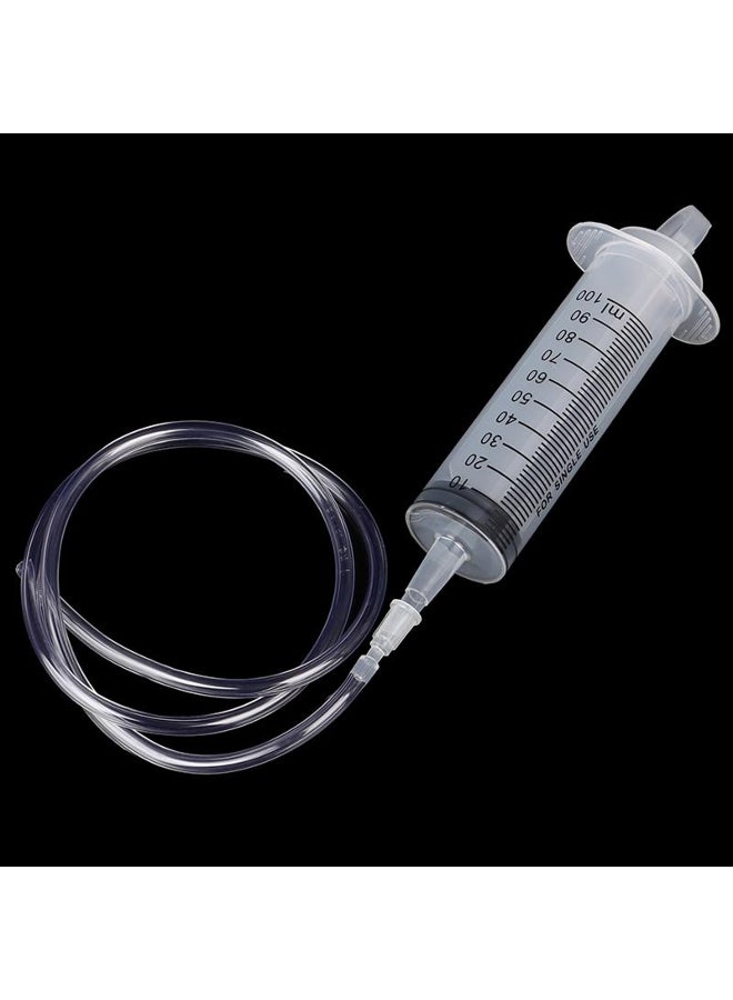 Generic 1Pcs 100Ml Syringe Syringe With Catheter Oil Pumping Industrial Dispensing Syringe  - Image 1