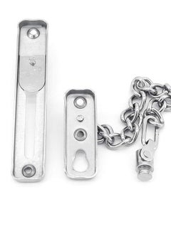 KASTWAVE Stainless Steel Anti-Theft Chain, Safety Chain Thicker Door Chain Lock Security Chain Door Buckle Room Door Anti-Theft Buckle for Home Apartment Bedroom  - Image 2