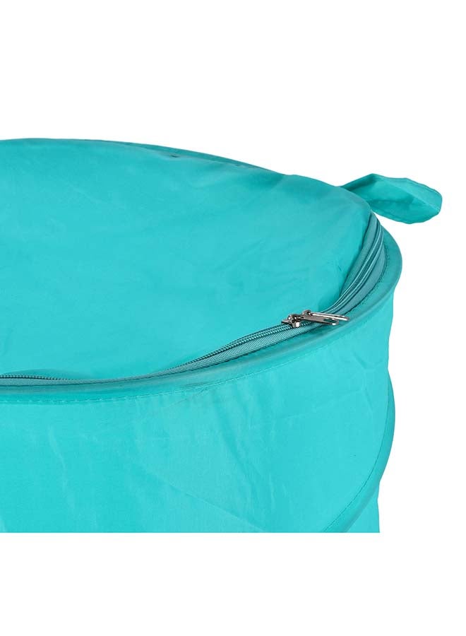 Royalford Laundry Hamper With Zip Assorted colour 42(dia)x55cm - Image 4