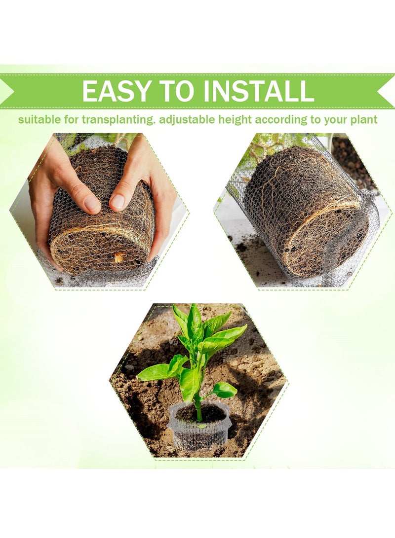 Barakah 4 Pcs 5 Gallon Root Guard Gopher Proof Wire Baskets, Mole and Vole Mesh Wire Protection, Stainless Steel Underground Wire Baskets for Plant Root Protection - Image 4