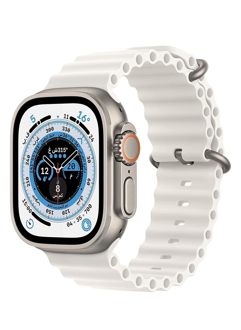 Generic - Z59 Ultra SmartWatch Blood Pressure Monitor Watch Silver - Image 1