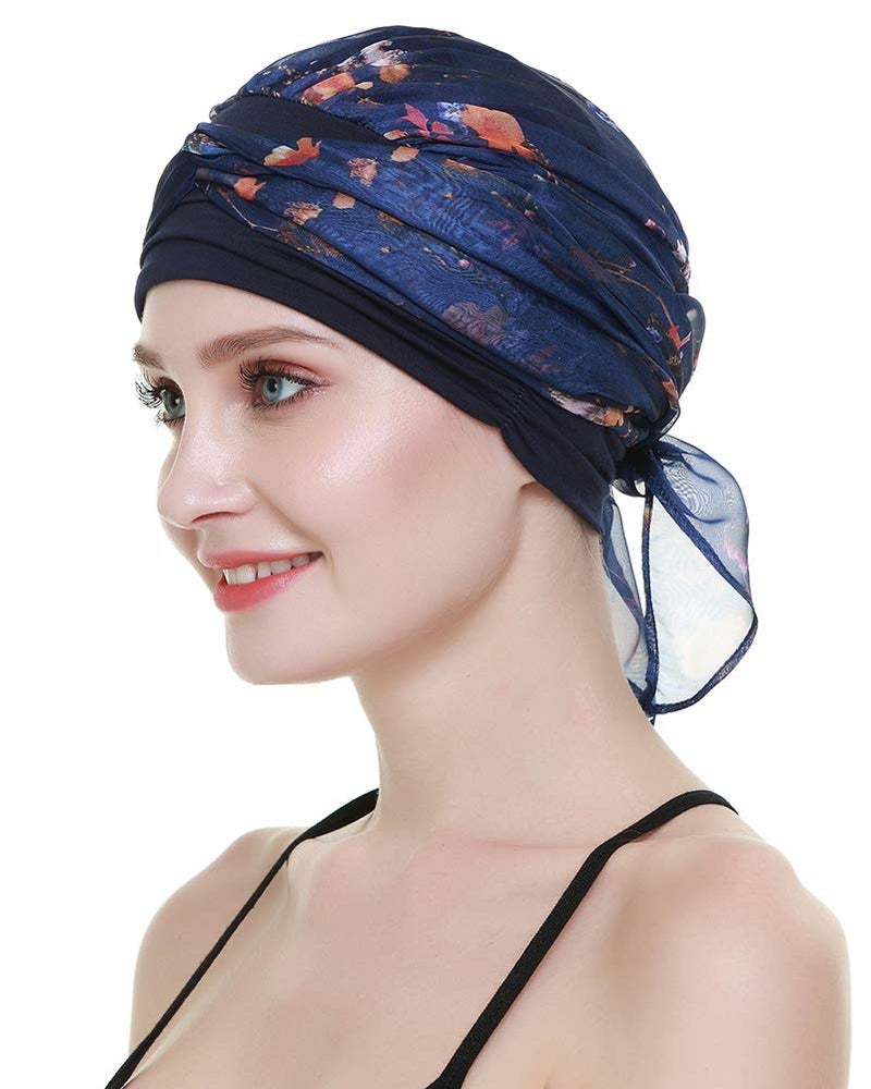 FocusCare Chemo Headwear Turban Scarves Pre-Tied HeadWraps Bandana for Cancer-Medical Chemotherapy Patients - Image 4