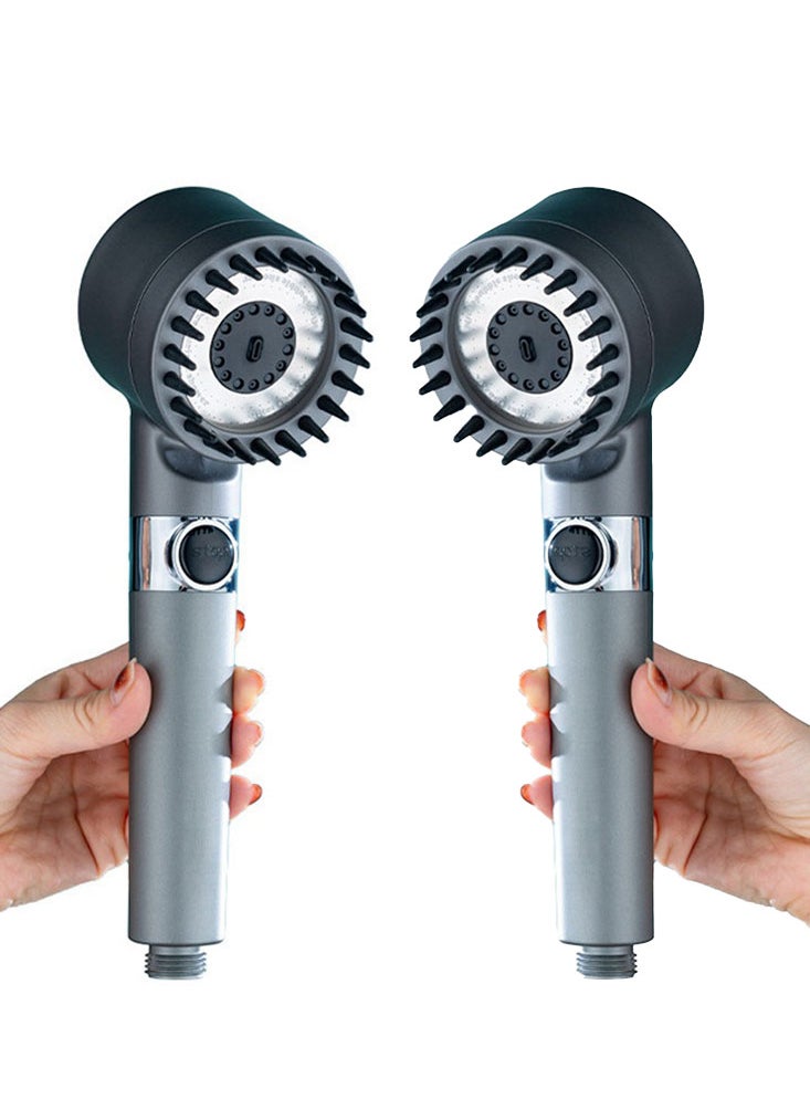 Perfii 2 Packs German Style Massage Shower System with High-Pressure Performance, Multifunctional One-Button Adjustment Shower Head  - Image 1