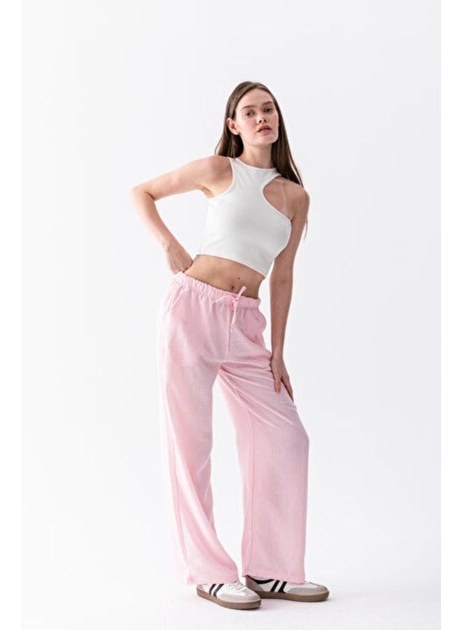 ARCO STORE Linen Pants Linen Blended Loose Fit Women's Pants – Comfortable Summer Casual Pants - Image 3