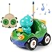 QPOU Remote Control Dinosaur Car for Kids Dino RC Car Toys for Toddler Ages 18 Months with Lights and Music Birthday Gifts for Boys Ages 2 3 4 5 Years Old - Image 2