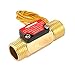 uxcell uxcell G1/2 Hall Effect Liquid Water Flow Sensor Switch Flow Meter Counter 1-30L/min YF-C01  - Image 2