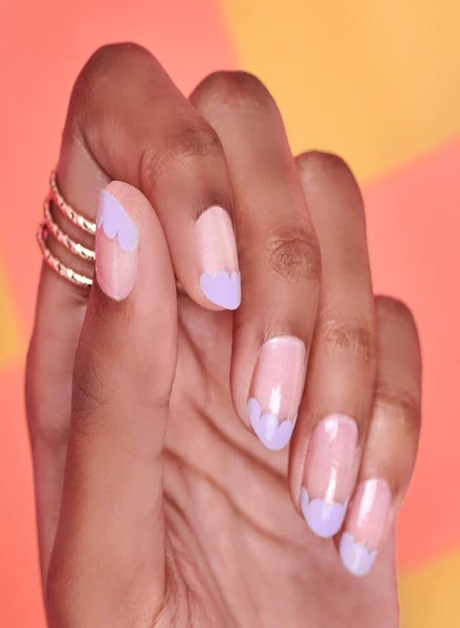 Color Street 'Read My Tulips' (FTC064) - French Tip Nail Polish Strips - Image 3