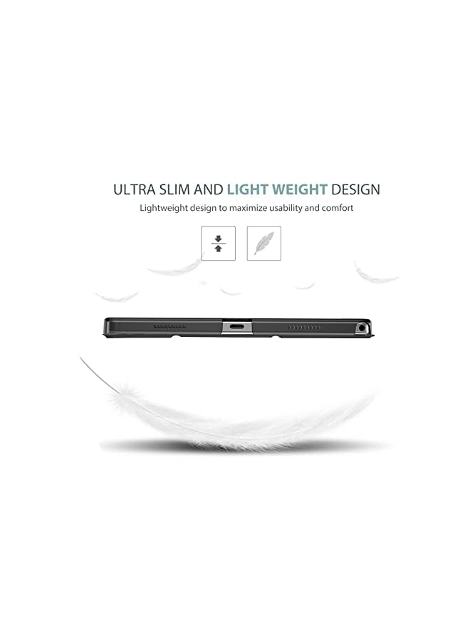 Procases For Galaxy Tab A8 10.5 Case Slim Stand Hard Back Shell Protective Smart Cover Case For Galaxy Tab A8 10.5 Inch 2022 Sm X200 X205 X207 Black - Image 5