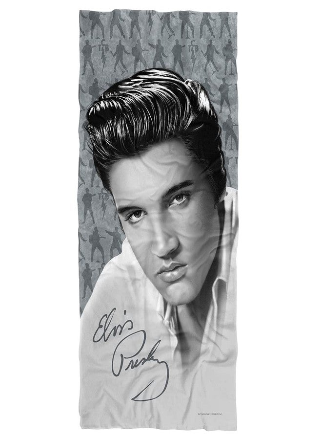 Trevco Elvis Presley Moves Officially Licensed Beach Towel 30" X 60" - Image 1