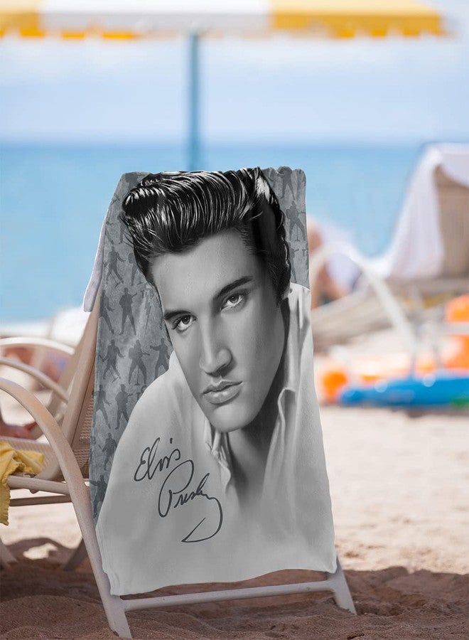 Trevco Elvis Presley Moves Officially Licensed Beach Towel 30" X 60" - Image 2