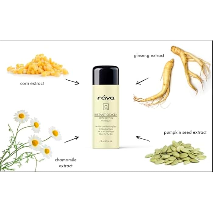 Raya Instant Oxygen Skin Revival Masque (115) | Anti-Fatigue Facial Treatment Mask for All Skin | Creates a Glowing Complexion - Image 2