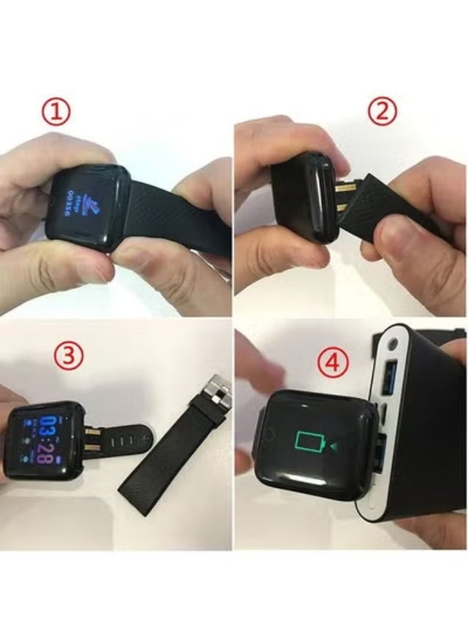 116 Plus Smart Watch for Men with Blood Pressure & Heart Rate Monitor - Image 2