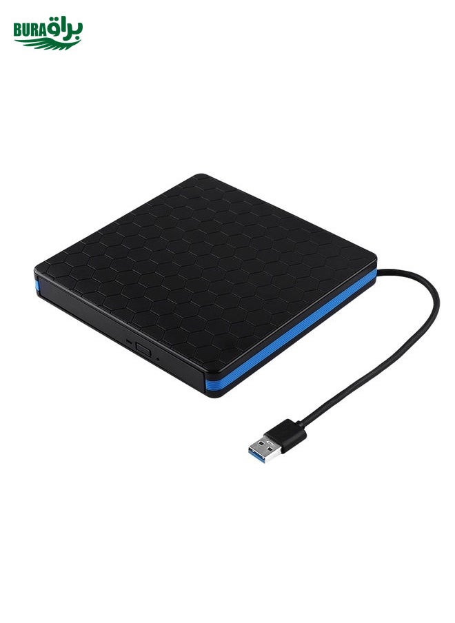 BURAQ External DVD Drive USB 3.0 CD/DVD+/-RW Drive/DVD Player CD ROM Burner  - Image 2