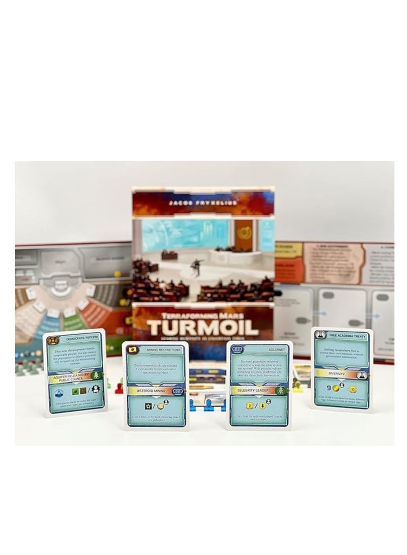 سترونج هولد جيمز استصلاح المريخ: الاضطراب | المادة : كرتون | لعبة من 1 إلى 5 لاعبين | لعبة اللوحة |استراتيجية، لعبة العقل | النمط الكلاسيكي | استراتيجية النوع - Image 3