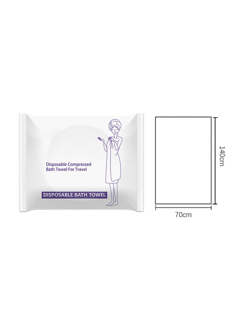 20 Pack Disposable Compressed Bath Towels - Image 1