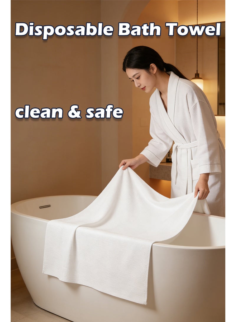 20 Pack Disposable Compressed Bath Towels - Image 2