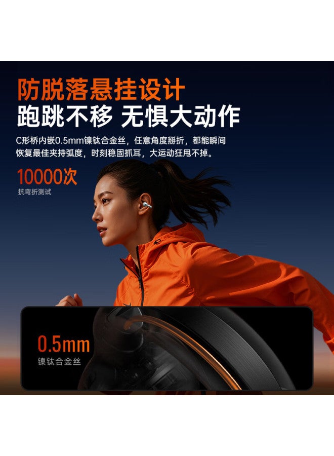 Vikenclip-on Bluetooth Bone Conduction Earphones, Non-invasive, Open-ear, Sports Wireless Headset With Ultra-long Battery Life For Men And Women - Image 2