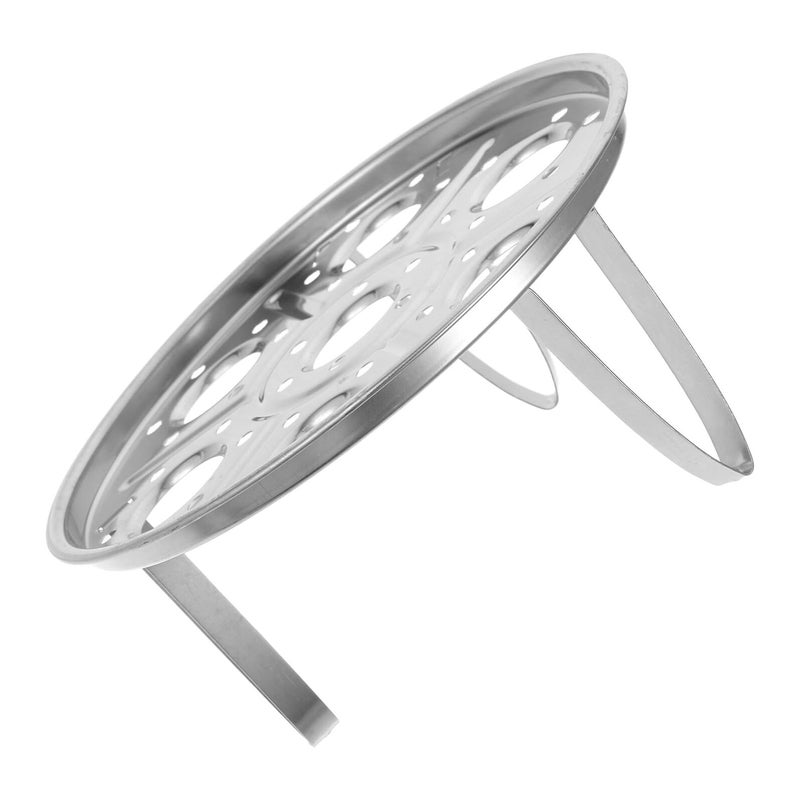 Stainless Steel Steamer Basket with Tripod Stand 8.2cm Height for Healthy Cooking - Image 2