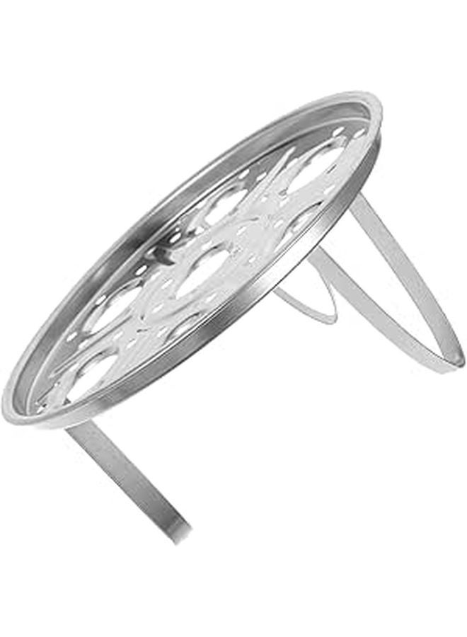 Stainless Steel Steamer Basket with Tripod Stand 8.2cm Height for Healthy Cooking - Image 1