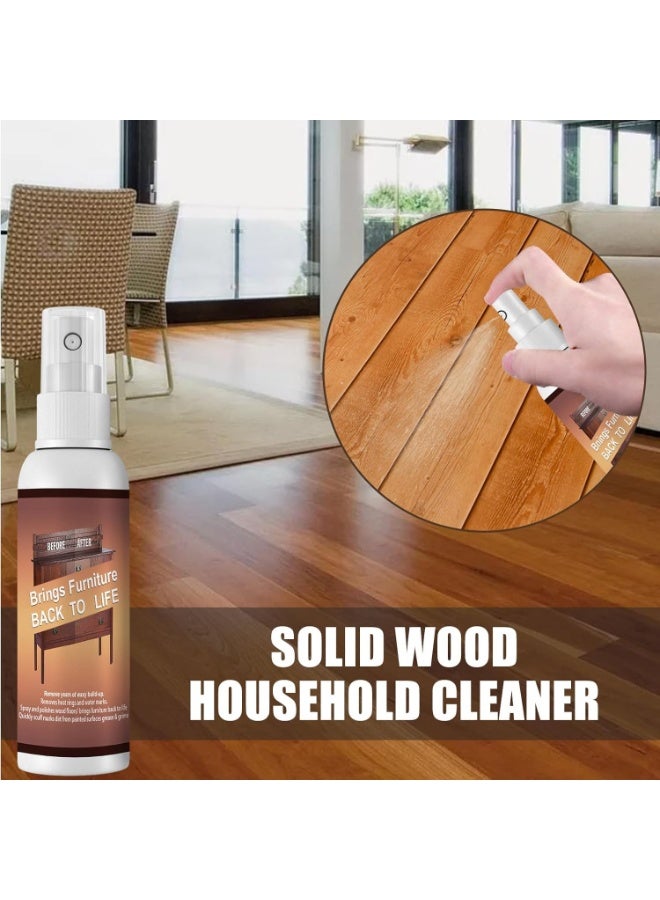 JUE-FISH Wooden Scratch Remover - Furniture Scratch Repair Spray for Wood Furniture and Floor, Fast Acting Wood Scratch Repair, Restores Natural Shine, Wood Repair Kit for Hardwood Floors 120ml - Image 3