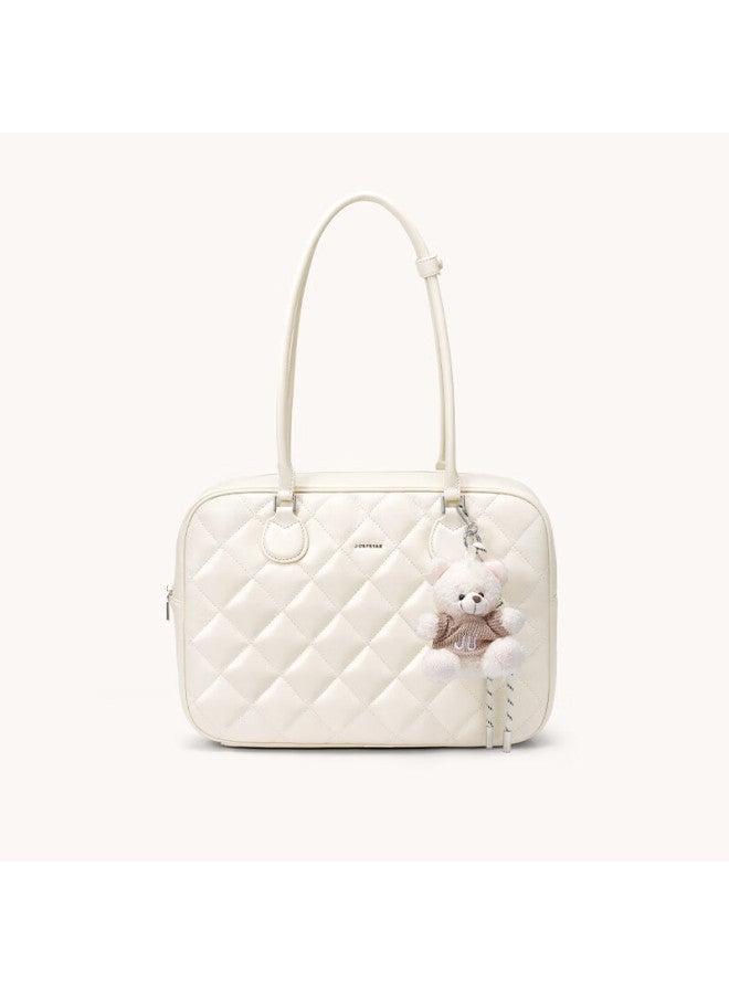 Just Star Xu Lu Style Toast Bag Luxury New Boston Women's Large Capacity Shoulder School Commuter Tote Bag Gift - Image 5