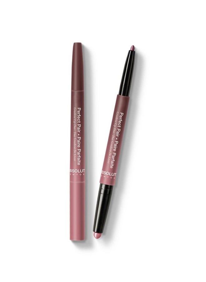 Absolute New York - Perfect Pair Lip Duo (Rose Wood) - Image 1