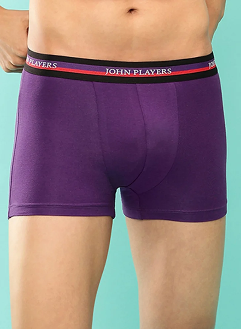 جون بلاير John Players Pack of 2 Classic Cotton Trunk in Purple