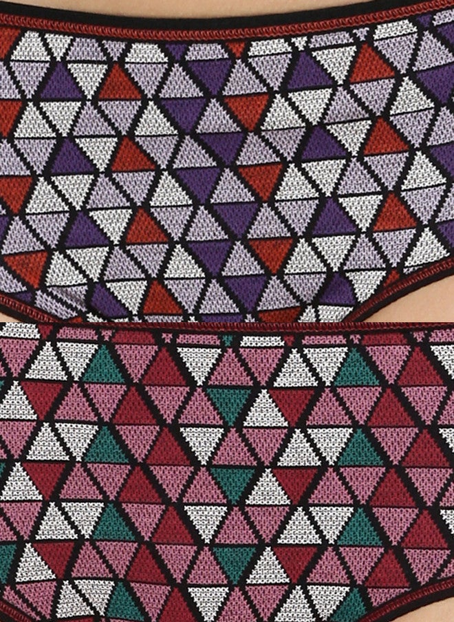 Red Rose Women Pack of 3 Assorted Hipster Briefs - Taruni in 4XL - Image 5