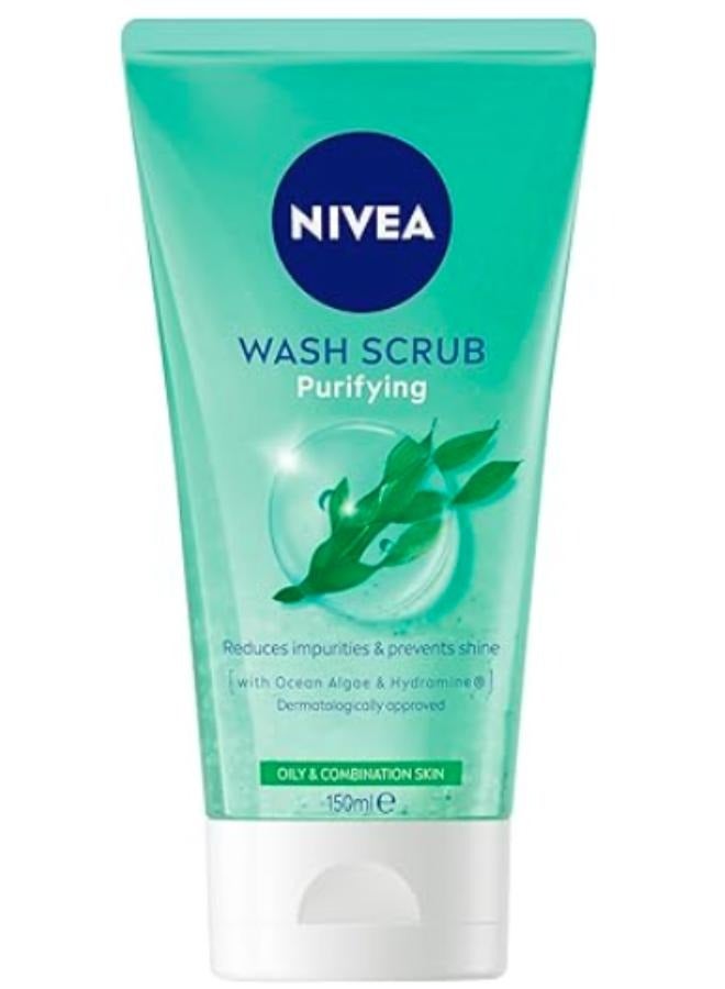 NIVEA Purifying Wash Scrub 150ml - Image 1