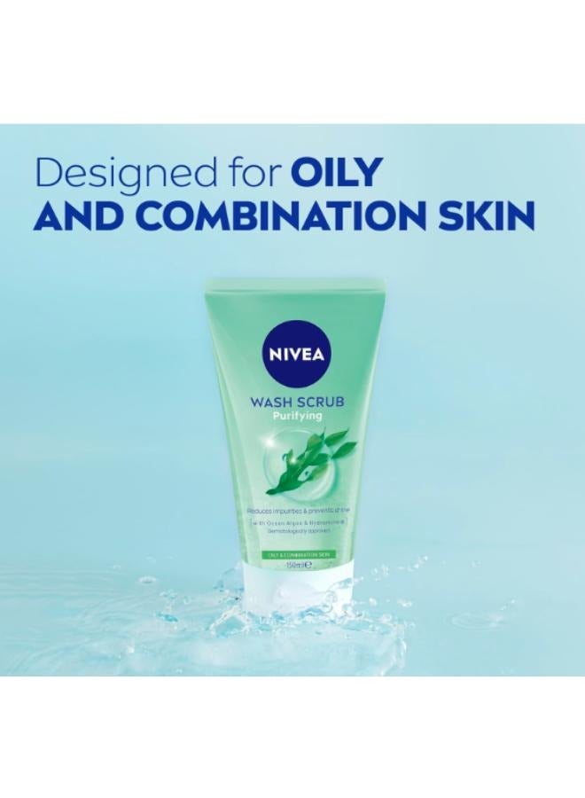 NIVEA Purifying Wash Scrub 150ml - Image 2