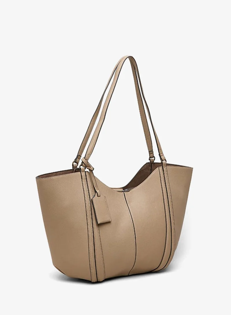 R&b Solid Shoulder Bag Set